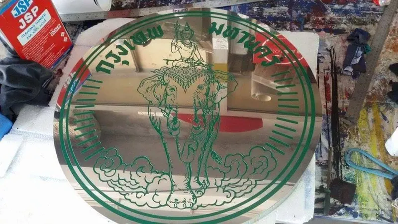 แกลลอรี่ ป้ายสแตนเลสสีทอง