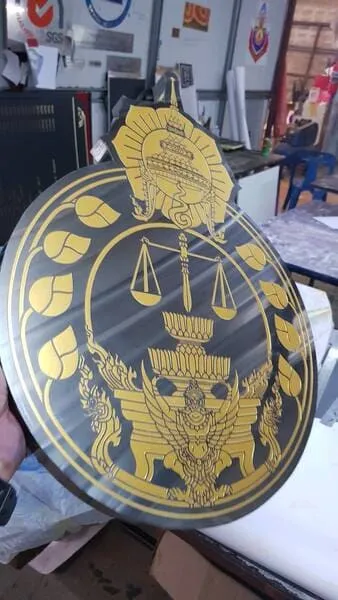 แกลลอรี่ ป้ายสแตนเลสสีทอง