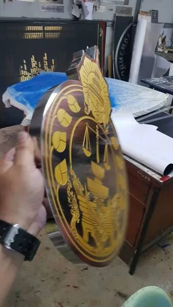 แกลลอรี่ ป้ายสแตนเลสสีทอง