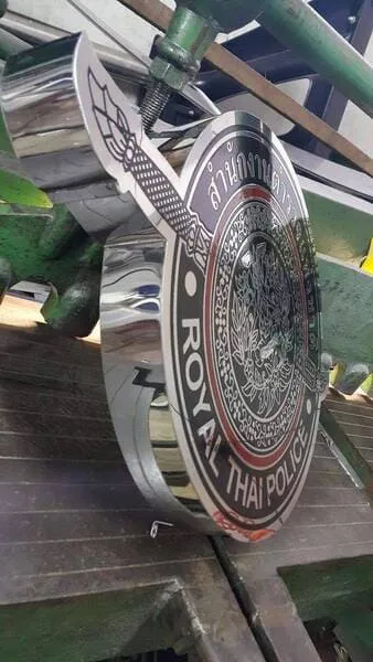 แกลลอรี่ ป้ายสแตนเลสสีทอง