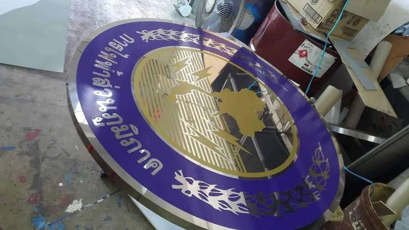 แกลลอรี่ ป้ายสแตนเลสสีทอง