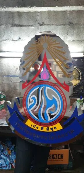 แกลลอรี่ ป้ายสแตนเลสสีทอง