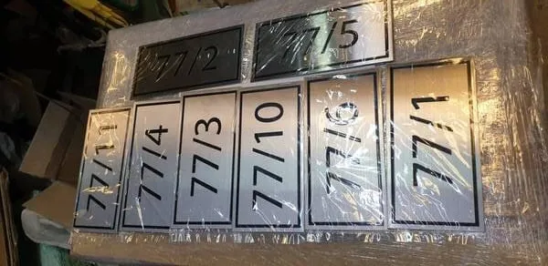 แกลลอรี่ ป้ายสแตนเลสด้าน