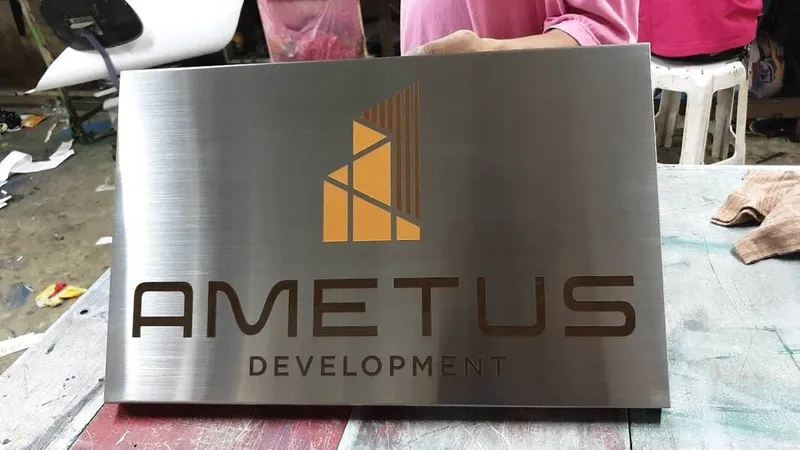 แกลลอรี่ ป้ายสแตนเลสด้าน